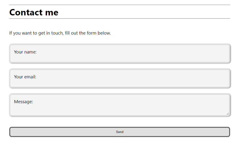 new web form new web form design